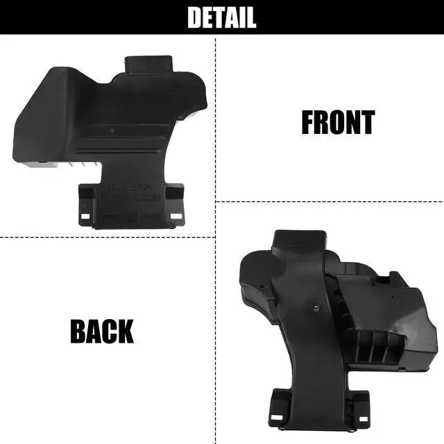 Alt view image 5 of 6 - 4593913AB  Car Fresh Air Duct Air Intake Hose for Jeep Compass for Jeep Patriot 2007-2017 4 Cyl 2.0L/2.4L