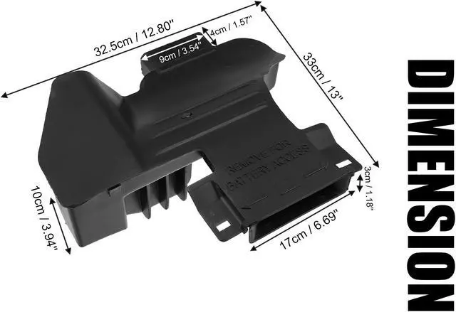 Alt view image 6 of 6 - 4593913AB  Car Fresh Air Duct Air Intake Hose for Jeep Compass for Jeep Patriot 2007-2017 4 Cyl 2.0L/2.4L