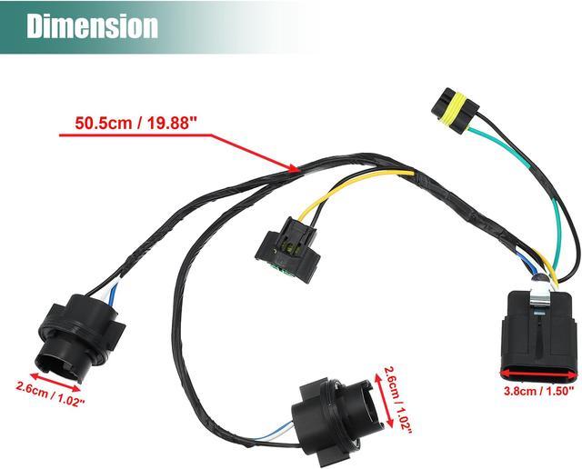 Headlight Wiring Harness 25962806 for Chevrolet Silverado 1500 2500HD 3500HD  2007-2013 for GMC Sierra Headlamp Wire Harness Socket