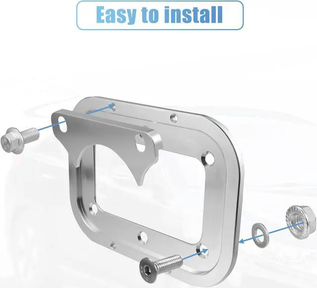 Alt view image 7 of 7 - 1 Set Billet Aluminum Battery Pallet for Racing Trunk Optima Batteries Trunk Battery Hold Down Bracket Battery Relocation Tray