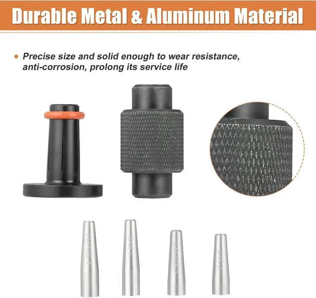 Alt view image 6 of 7 - 6pcs Fuel Injector Seals Tools for GM245 with for Hitachi Fuel Injectors 2010-2017 for Subaru Turbo Engine EN-49245 EN-51105 18683AA000 Seal Installer Guide Tool Adapter Sizer