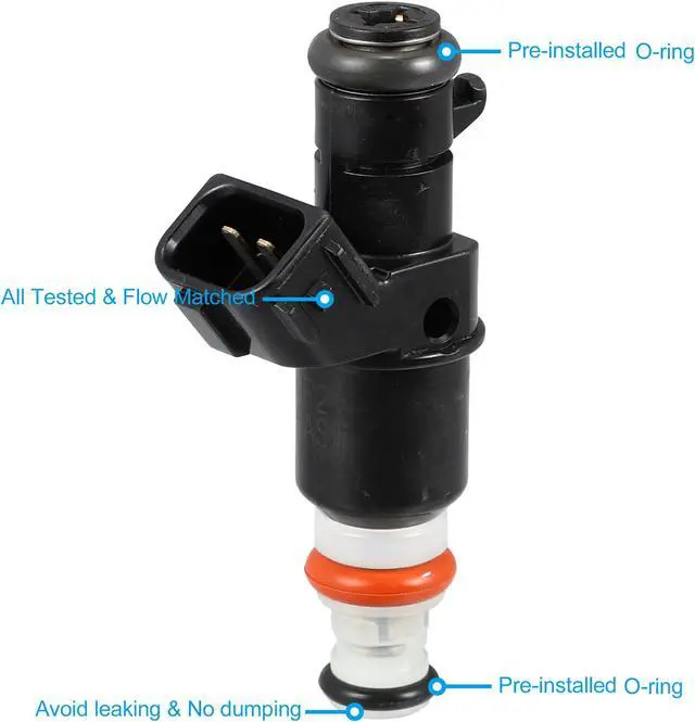 Alt view image 3 of 7 - 842-12294 16450-RBB-003 Fuel Injector for Acura TSX 2.4L 2004-2008 for Honda Accord 2.4L 2003-2007 for Honda Civic 2.0L 2006-2011