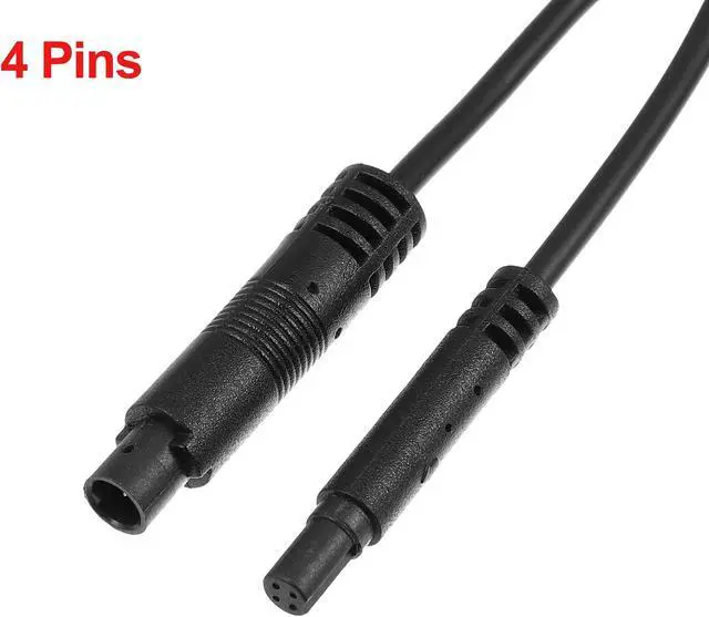 Alt view image 6 of 6 - 2 Pcs 4 Pin 19.69ft 600cm Backup Camera Extension Cable Dash Camera Cord Wires Car Rear View Camera