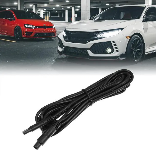 Alt view image 2 of 6 - 2 Pcs 4 Pin 9.84ft 300cm Backup Camera Extension Cable Dash Camera Cord Wires Car Rear View Camera