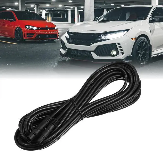 Alt view image 2 of 6 - 6 Pin 19.69ft 600cm Backup Camera Extension Cable Dash Camera Cord Wires Car Rear View Camera