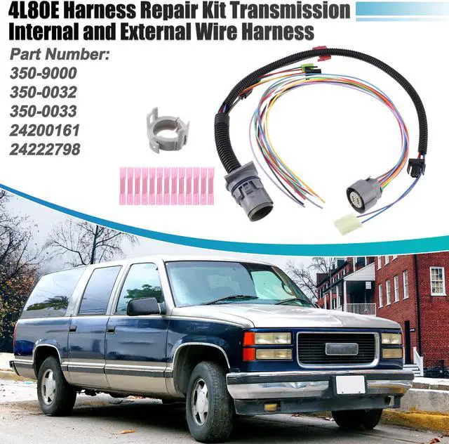 Alt view image 2 of 7 - 24200161 / Inner / Transmission Harness Repair for Chevy Blazer 1991-1993 / Durable / Plastic / 1 Set / Colorful