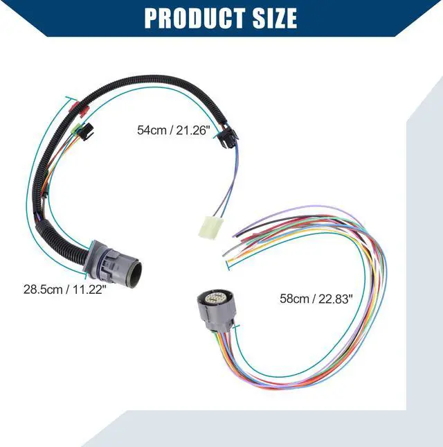 Alt view image 5 of 7 - 24200161 / Inner / Transmission Harness Repair for Chevy Blazer 1991-1993 / Durable / Plastic / 1 Set / Colorful