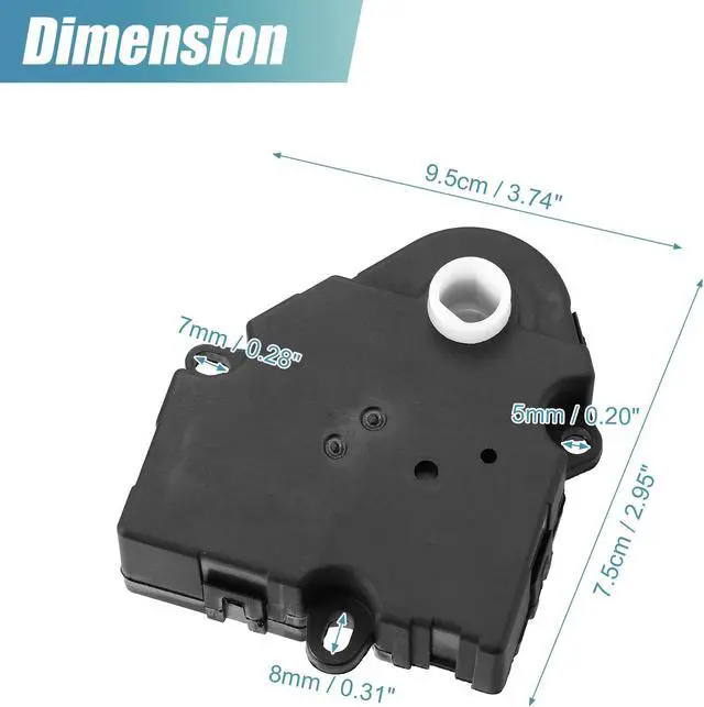 Alt view image 4 of 7 - AC Heater Blend Door Actuator for Chevrolet Silverado 1500 2004 for Oldsmobile Cutlass 1995-1996 for Buick Terraza 2005 for Cadillac Seville 1998-2004 for Hummer 16163982