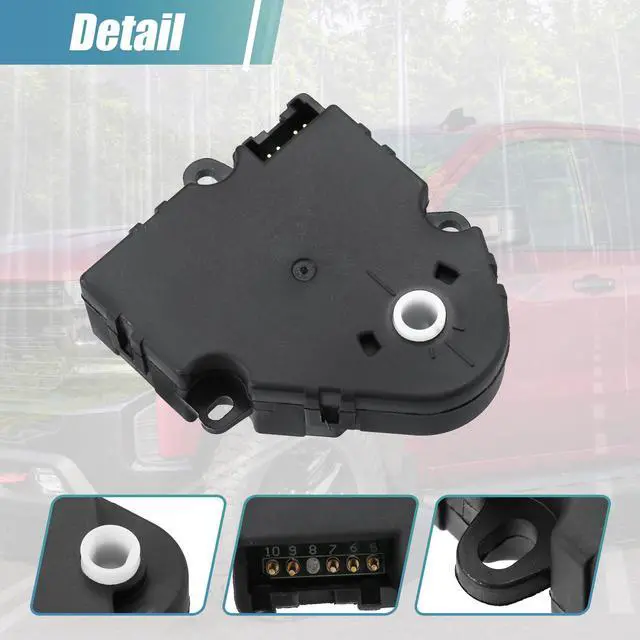 Alt view image 6 of 7 - AC Heater Blend Door Actuator for Chevrolet Silverado 1500 2004 for Oldsmobile Cutlass 1995-1996 for Buick Terraza 2005 for Cadillac Seville 1998-2004 for Hummer 16163982