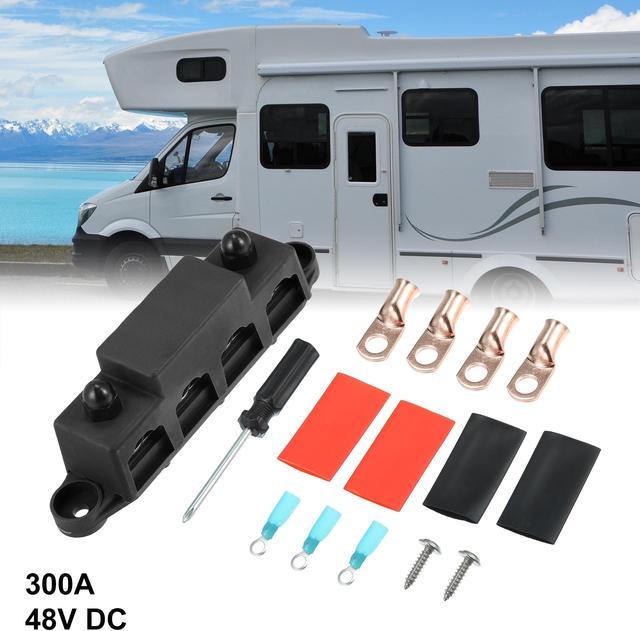 300A 48V BUSBAR Power Distributor Block for Automobiles Cars Boats