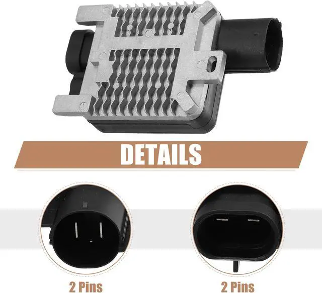 Alt view image 5 of 7 - Engine Cooling Fan Controller for Ford Edge 2007-2014 for Lincoln MKX 2007-2015 Cooling Fan Control Module Replaces 7T4Z-8B658-A 7T4Z8B658A