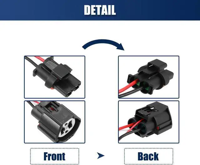 Alt view image 5 of 6 - Unique Bargains 1 Set Cooling Fan Control Relay Module Connector Plug Wire Harness for Ford Crown Victoria Focus 902-209