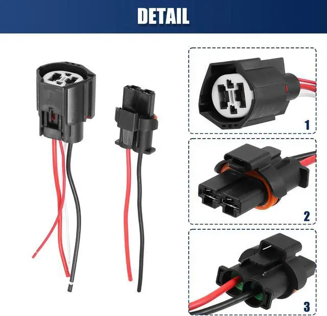 Alt view image 4 of 6 - Unique Bargains 1 Set Cooling Fan Control Relay Module Connector Plug Wire Harness for Ford Crown Victoria Focus 902-209