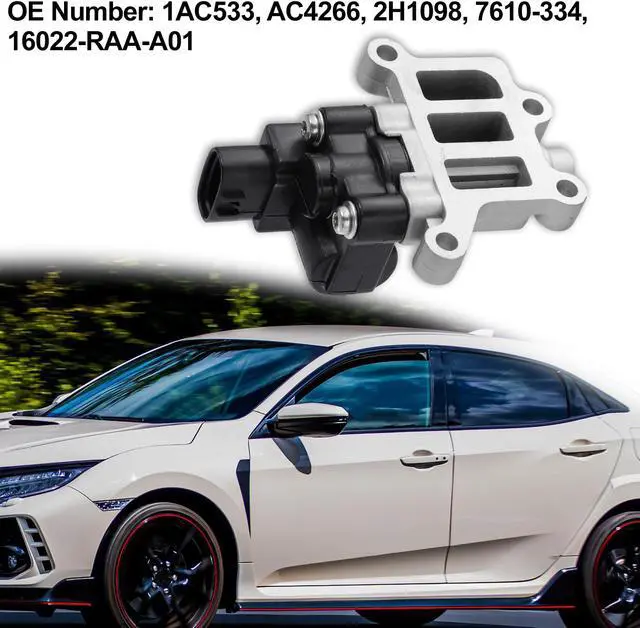 Alt view image 3 of 7 - Idle Air Control Valve IACV AC533 AC4266 2H1098 7610-334 16022-RAA-A01 for Honda Accord 2003-2005 Element 2003-2006