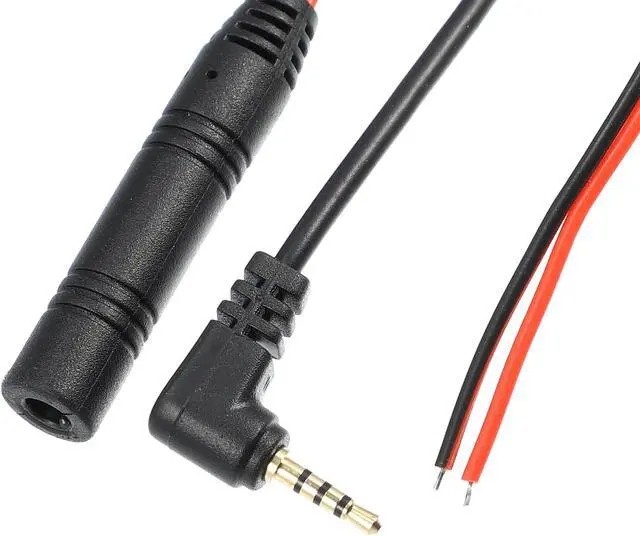 Alt view image 6 of 6 - 4 Pin 19.69ft 6m Car Backup Camera Extension Cable with 2.5mm Male Plug Wire for Dash Camera Cord Wires Car Rear View Camera