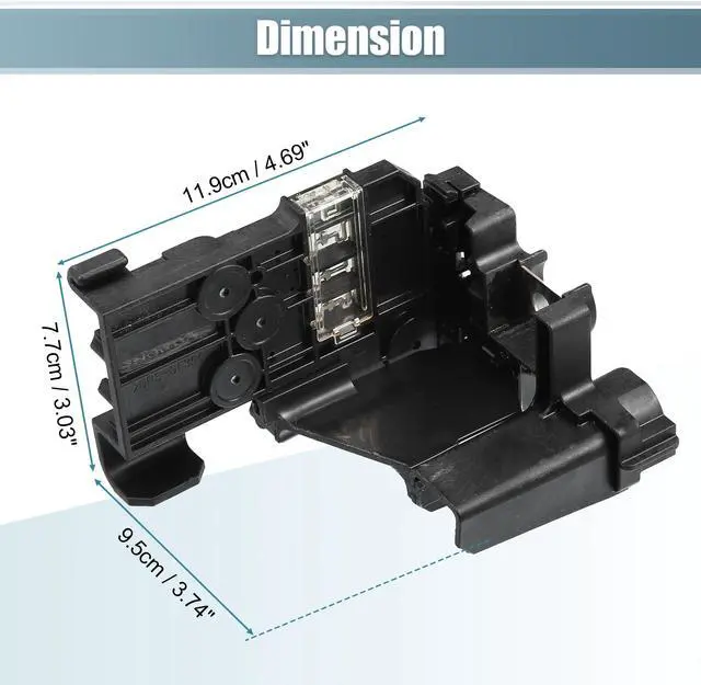 Alt view image 6 of 7 - Waterproof 200A Circuit Breaker with Auto Reset Fuse Inline Holder Resettable Fuse 12V- 48VDC for Automotive RV Marine