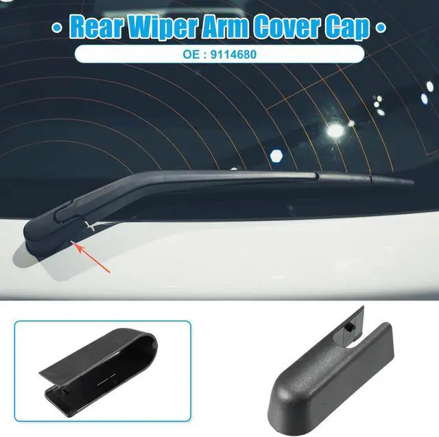Alt view image 2 of 6 - Car Rear Windshield Wiper Arm Cover Cap Fit for OPEL Zafira B - Pack of 1 Black