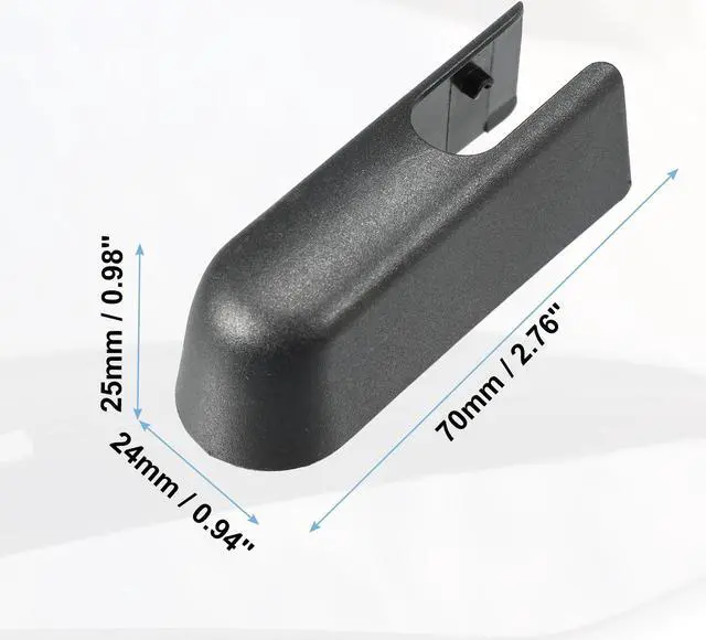 Alt view image 6 of 6 - Car Rear Windshield Wiper Arm Cover Cap Fit for OPEL Zafira B - Pack of 1 Black