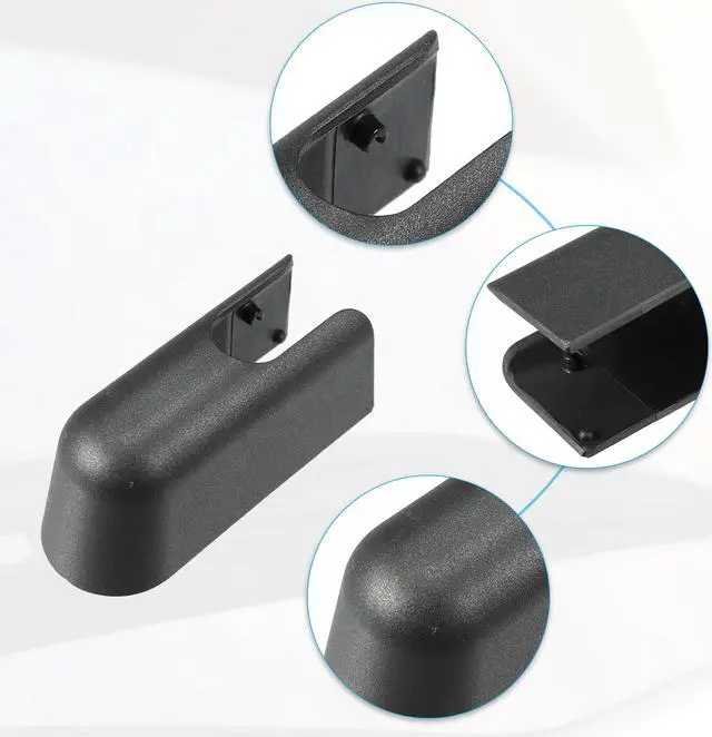 Alt view image 4 of 6 - Car Rear Windshield Wiper Arm Cover Cap Fit for Lincoln Navigator - Pack of 1 Black