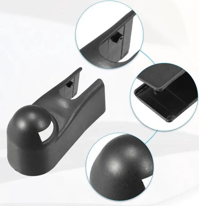 Alt view image 4 of 6 - Car Rear Windshield Wiper Arm Cover Cap Fit for Mercedes-Benz A150 A160 A170 A180 A200 W169 - Pack of 1 Black