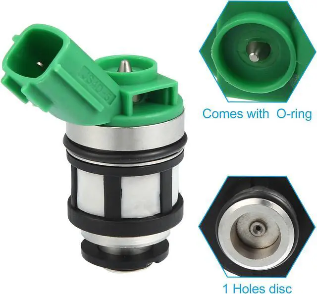 Alt view image 5 of 7 - 1pcs JS4D-2 16600-1S700 Fuel Injector Nozzle for Nissan Frontier for Pickup 2.4L for Xterra 2.4L 3.3L