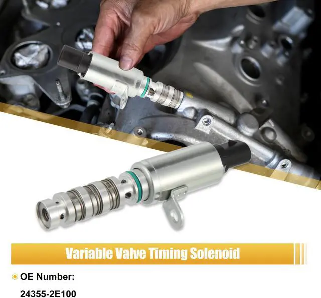 Alt view image 2 of 7 - Engine Variable Timing Oil Control Valve Solenoid 24355-2E100 for Hyundai Elantra 2011-2020 for Hyundai Elantra GT 2013-2020