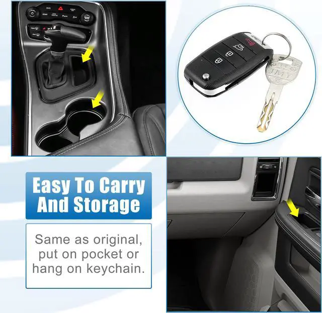 Alt view image 6 of 7 - Car Keyless Entry Remote Control Key Fob OSLOKA-875T for Kia Soul 2014-2019