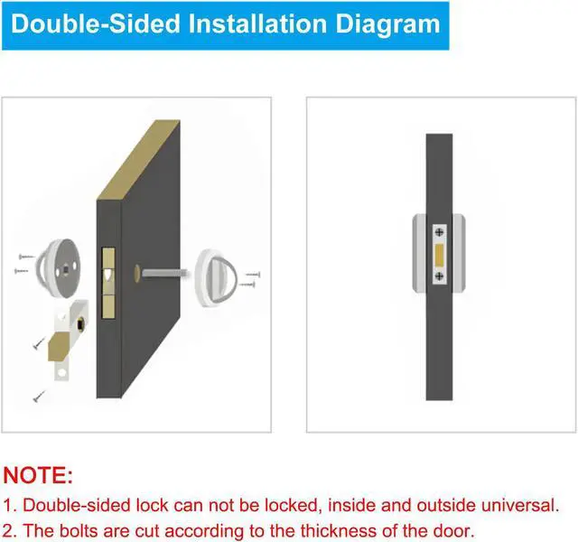 Alt view image 6 of 7 - 4.9mm Round Recessed Pull Handle Knob, 2 Pack Recessed Pulls Hidden Concealed Handle Knob with Screws for Sliding Door Closet, Bronze