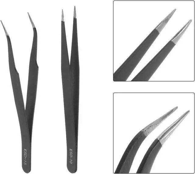 Alt view image 4 of 7 - 18pcs Precision Screwdriver Set Magnetic Slotted Phillips Torx Screw Drivers Tweezers for Repairing Phone Watch Eyeglasses Electronics