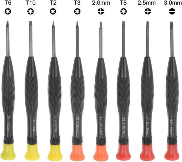 Alt view image 5 of 7 - 18pcs Precision Screwdriver Set Magnetic Slotted Phillips Torx Screw Drivers Tweezers for Repairing Phone Watch Eyeglasses Electronics