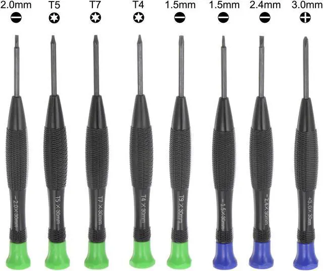 Alt view image 6 of 7 - 18pcs Precision Screwdriver Set Magnetic Slotted Phillips Torx Screw Drivers Tweezers for Repairing Phone Watch Eyeglasses Electronics