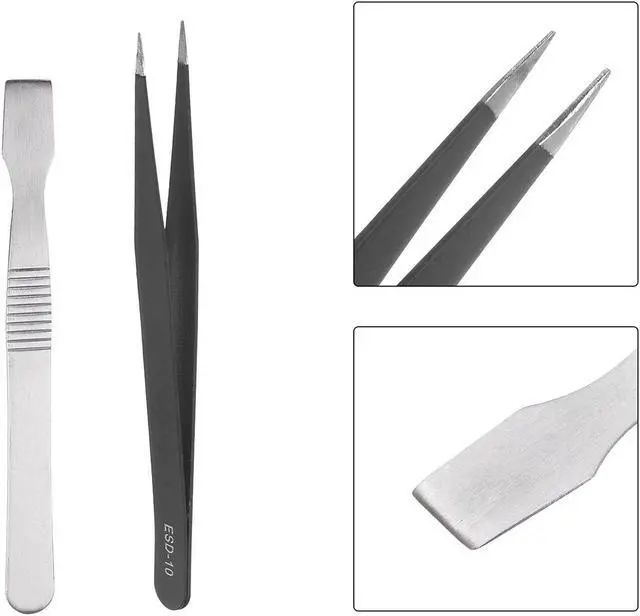 Alt view image 4 of 5 - 13pcs Electronics Repair Kit Multifunctional Mini Screwdriver Set Opening Pry Tool for Phone Watch Eyeglasses Laptop Repair