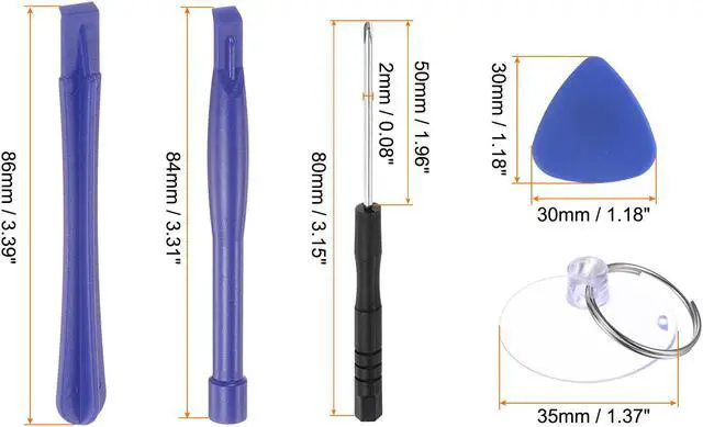 Alt view image 6 of 7 - 8pcs Electronics Repair Kit Mini Screwdriver Set Opening Pry Tool for Repairing Phone Watch Eyeglasses Laptop