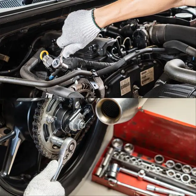 Alt view image 6 of 6 - 10 in 1 Screwdriver Bit Set 1/4" Hex Shank Torx Square Slotted Phillips Pozi Bit