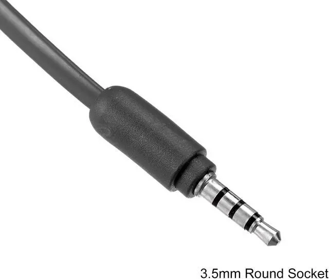 Alt view image 5 of 5 - 3.5mm Retro Telephone Handset Telephone Receiver for Microphone Speaker Black