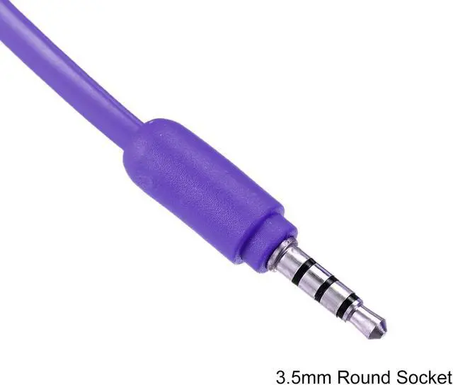 Alt view image 5 of 5 - 3.5mm Retro Telephone Handset Telephone Receiver for Microphone Speaker Purple