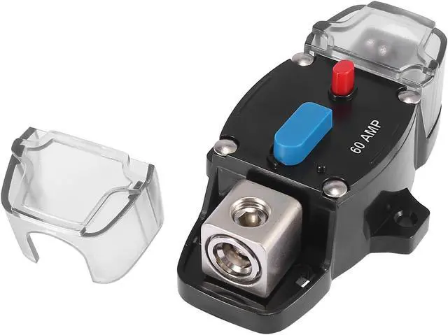 Alt view image 7 of 7 - DC 12-24V 150Amp Circuit Breaker Audio Inline Fuse Holder Protector for Car Truck Boat RV