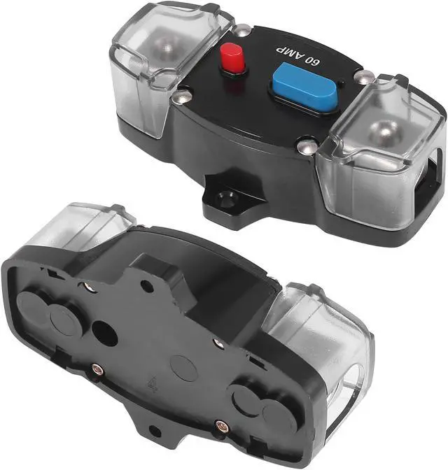 Alt view image 6 of 7 - DC 12-24V 150Amp Circuit Breaker Audio Inline Fuse Holder Protector for Car Truck Boat RV