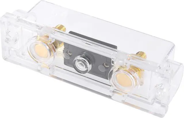 Alt view image 4 of 7 - 2pcs Transparent 80 Amp ANL Fuse with In-Line Holder Electrical Protection Fusible for Car Audio Video Stereo