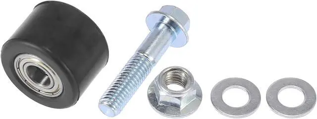 Alt view image 5 of 6 - 1 Set 10mm Chain Pulley Roller Slider Wheel Guide for Motorcycle Street Bike ATVs Black