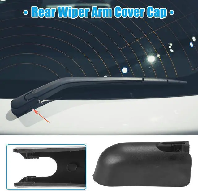 Alt view image 2 of 6 - Rear Windshield Wiper Arm Nut Cover Cap Fit for Peugeot 206 - Pack of 1 Black