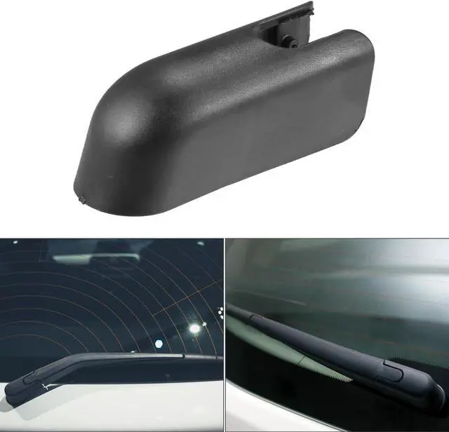 Main image of Rear Windshield Wiper Arm Nut Cover Cap Fit for Peugeot 206 - Pack of 1 Black