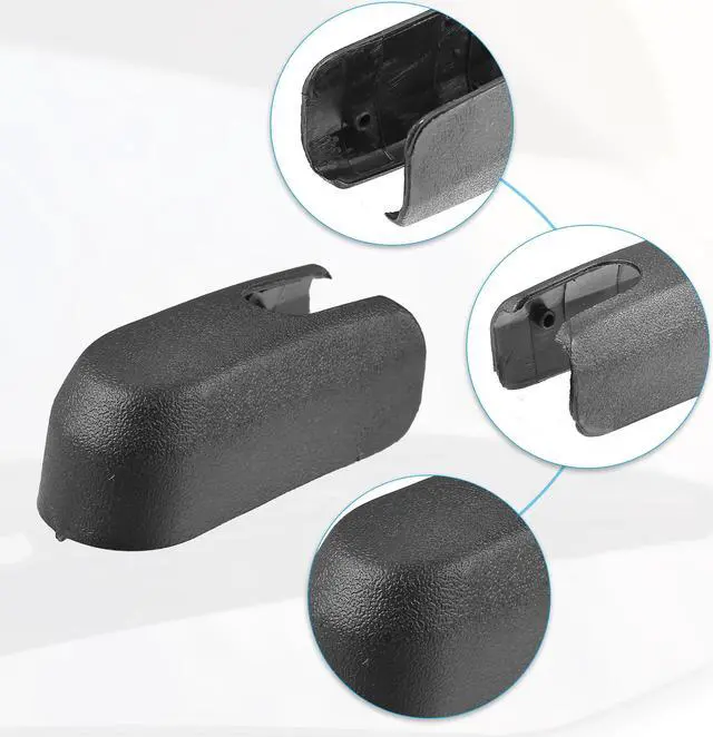 Alt view image 4 of 6 - Rear Windshield Wiper Arm Nut Cover Cap Fit for Mazda 3 - Pack of 1 Black