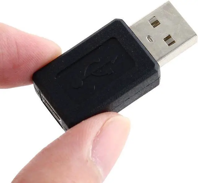 Alt view image 3 of 3 - 1 Pack PC Computer USB 2.0 A Male to USB B Mini 5 Pin Female Adapter Converter