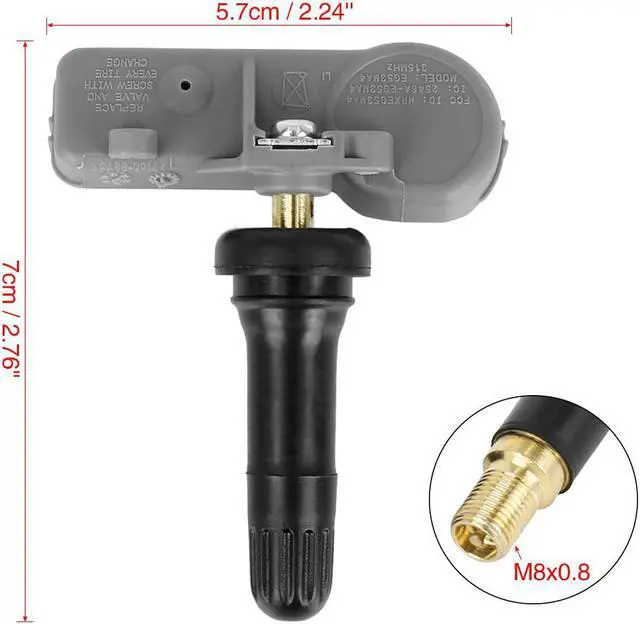 Alt view image 2 of 7 - 4L2T-1A150-BA Tire Pressure Monitoring System Sensor TPMS Sensor 433MHz for Ford Explorer