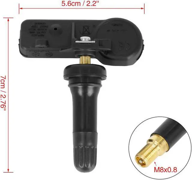 Alt view image 2 of 7 - 40700-JK01B Tire Pressure Monitoring System Sensor TPMS Sensor 315MHz for Nissan for Infiniti