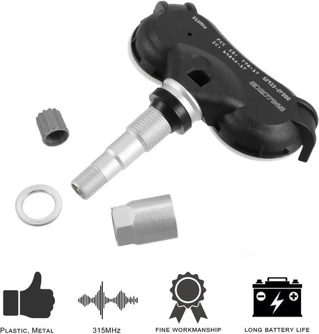 Alt view image 3 of 7 - 4pcs 529332F000 Tire Pressure Monitoring System Sensor TPMS Sensor 315MHz for Hyundai