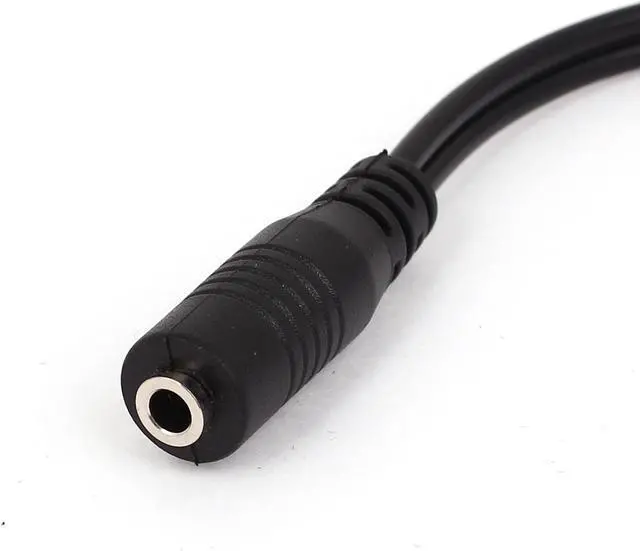 Alt view image 4 of 4 - 3.5mm Female Stereo to 2 RCA Male AV Audio Aux Cable Cord Adapter