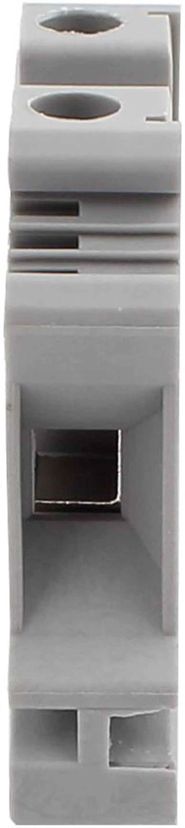 Alt view image 3 of 3 - 25Pcs UK10N 800V 76A Rail Mount 10mm2 Cable Screw Type Terminal Block Gray