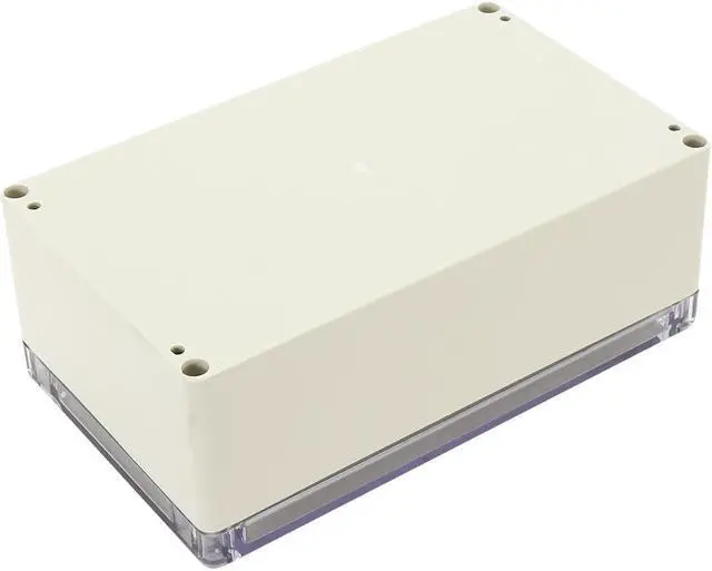Alt view image 4 of 5 - 7.9"x4.7"x2.9"ABS Waterproof Junction Box Project Enclosure w PC Cover Gray
